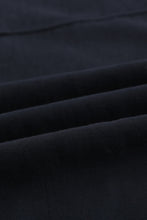 Load image into Gallery viewer, Black Causal Pockets Pants