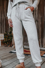 Load image into Gallery viewer, Gray Long Sleeve Pullover and Jogger Pants Lounge Set