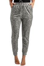 Load image into Gallery viewer, Black Breezy Leopard Joggers