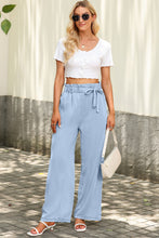 Load image into Gallery viewer, High Waist Pocketed Wide Leg Tencel Jeans