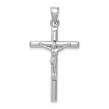 Load image into Gallery viewer, 14k White Gold Crucifix Pendant STYLE: D3229
