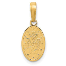 Load image into Gallery viewer, 14k Miraculous Medal Charm STYLE: M2515
