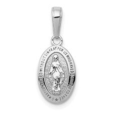 14k Miraculous Medal Charm STYLE: M2515