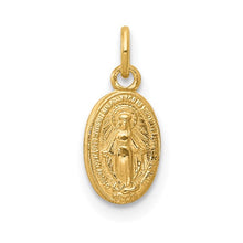 Load image into Gallery viewer, 14k Miraculous Medal Charm STYLE: XR334
