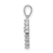 Load image into Gallery viewer, 14k White Gold 1/20ct. Diamond Latin Cross Pendant STYLE:  PM4957-006-WA