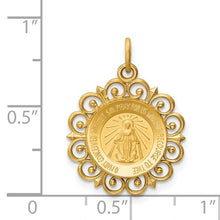 Load image into Gallery viewer, 14k Miraculous Medal Charm XR330
