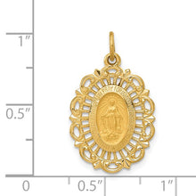 Load image into Gallery viewer, 14k Miraculous Medal Charm XR331