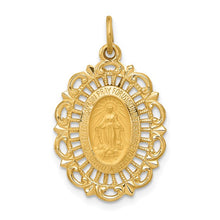 Load image into Gallery viewer, 14k Miraculous Medal Charm XR331
