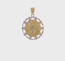 Load and play video in Gallery viewer, 14K with Rhodium Baptism Pendant C4523
