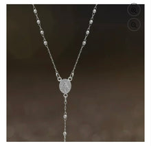 Load image into Gallery viewer, Silver rosary
