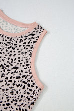 Load image into Gallery viewer, Leopard Print Round Neck Tank Top
