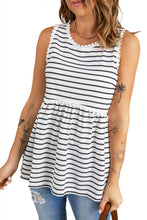 Load image into Gallery viewer, Black Striped Tank Top
