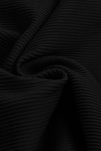 Load image into Gallery viewer, Black Ribbed Square Neck Short Sleeve Athleisure Romper
