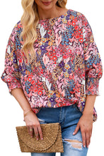 Load image into Gallery viewer, Pink Smocked Wrist Shift Top
