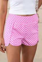 Load image into Gallery viewer, Multicolor Geometric High Waisted Athletic Shorts

