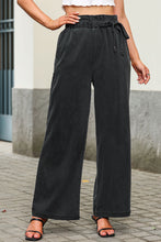 Load image into Gallery viewer, High Waist Pocketed Wide Leg Tencel Jeans
