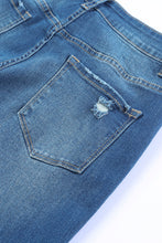 Load image into Gallery viewer, Sky Blue Medium Wash High Rise Flare Jeans
