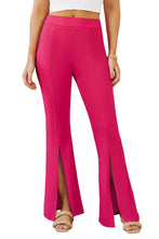 Load image into Gallery viewer, Black Split Hem High Waist Pants
