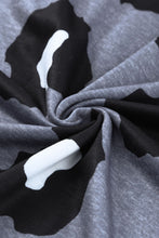 Load image into Gallery viewer, Leopard Pocket Short Sleeve Drawstring Lounge Set
