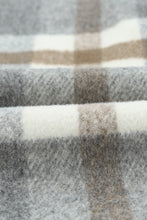 Load image into Gallery viewer, Brown Plaid Print Pocket Women Shacket
