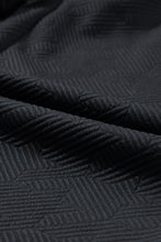 Load image into Gallery viewer, Black Textured Flutter Sleeve Top Wide Leg Pants Set
