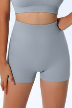 Load image into Gallery viewer, Black Peach Hip Fitness Yoga Shorts
