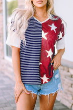 Load image into Gallery viewer, Red American Flag Stars and Stripes Tank Top
