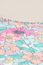 Load image into Gallery viewer, Multicolor Floral Print High Waist Sleeveless Maxi Dress
