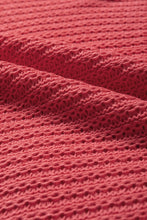 Load image into Gallery viewer, Red Clay Solid Loose Knit Short Dolman Sleeve Sweater
