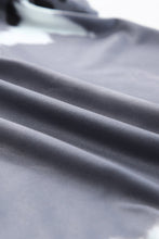 Load image into Gallery viewer, Yellow Leopard Color Block V-Neck T-shirt Dress
