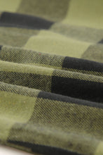 Load image into Gallery viewer, Red Turn-down Collar Plaid Shirt Coat
