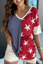 Load image into Gallery viewer, Red American Flag Stars and Stripes Tank Top

