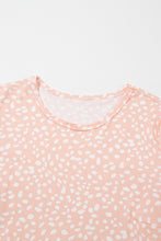 Load image into Gallery viewer, Pink Cheetah Print Tiered Ruffled Plus Size Dress
