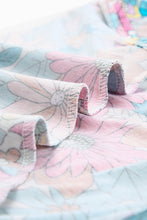 Load image into Gallery viewer, Sky Blue Pocket Short Sleeve Drawstring Lounge Set
