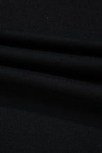 Load image into Gallery viewer, Black Asymmetric Criss Cross One Shoulder T Shirt
