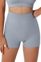 Load image into Gallery viewer, Black Peach Hip Fitness Yoga Shorts
