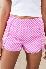 Load image into Gallery viewer, Multicolor Geometric High Waisted Athletic Shorts
