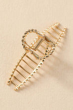 Load image into Gallery viewer, Gold Twist Large Alloy Hair Clip
