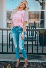 Load image into Gallery viewer, Apricot Flutter Sleeves Sheer Textured Babydoll Top
