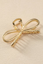 Load image into Gallery viewer, Gold Bowknot Shape Claw Clip
