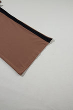 Load image into Gallery viewer, Chestnut Color Block Detail Casual Two-piece Outfit
