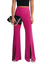 Load image into Gallery viewer, Black Split Hem High Waist Pants
