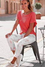 Load image into Gallery viewer, Red Clay Solid Loose Knit Short Dolman Sleeve Sweater
