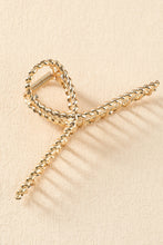 Load image into Gallery viewer, Gold Twist Large Alloy Hair Clip
