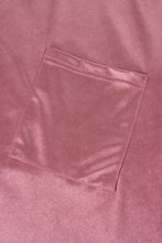 Load image into Gallery viewer, Apricot Chest Pocket Loose Fit Short Sleeve T Shirt
