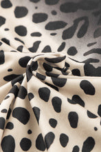 Load image into Gallery viewer, Black Gradient Leopard Pattern Sleeveless Drawstring Lounge Set
