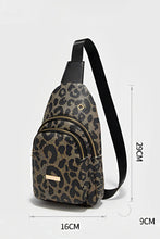 Load image into Gallery viewer, Leopard Print PU Sling Bag
