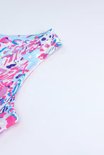 Load image into Gallery viewer, Purple Abstract Floral Print Sleeveless Maxi Dress
