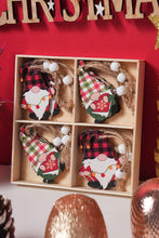 Load image into Gallery viewer, Plaid Christmas Pendant Quad 12PC Set
