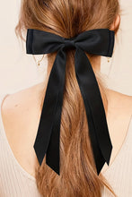 Load image into Gallery viewer, Black Double Bow Knot Alligator Hair Clip
